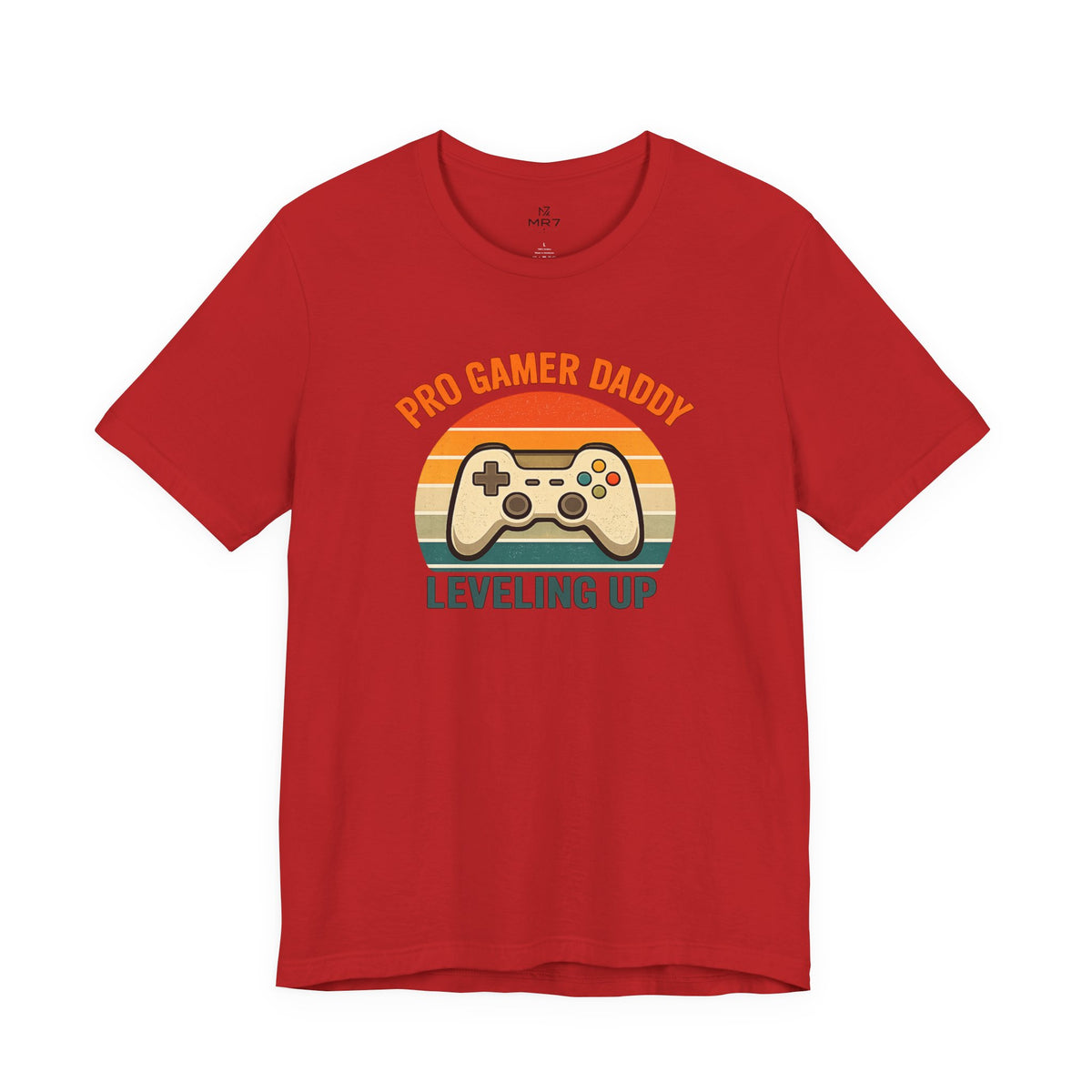 Pro Gamer Daddy Leveling Up T-Shirt | Video Game Controller Retro Tee