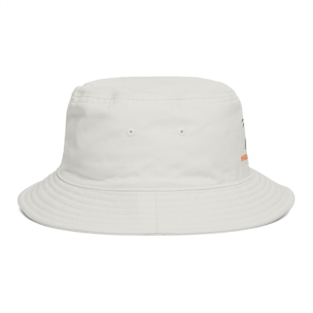 High Tides Bucket Hat, Vintage Line Art Beach Hat, Cotton Summer Sun Hat, Surf Travel Gift