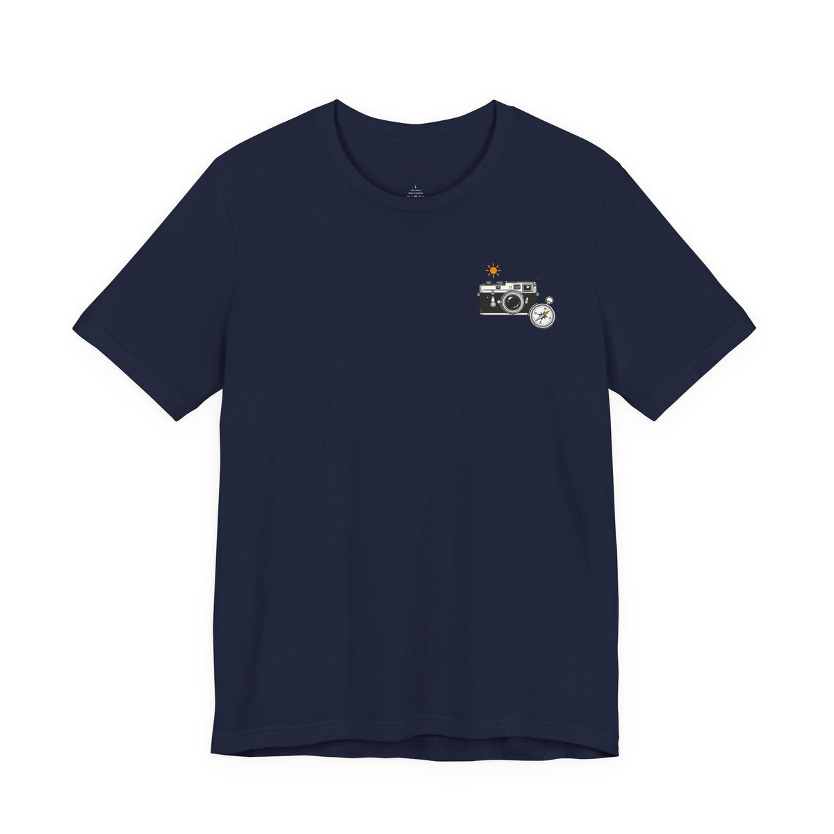Retro Camera Tee | Minimal Chest Print Photography Shirt