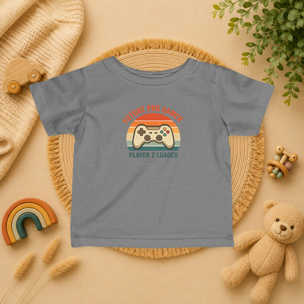 Future Pro Gamer Baby Shirt, Player 2 Loaded Baby Tee, Gamer Baby Gift, Gaming Baby Outfit, Newborn Gamer Shirt, Baby Shower Gift, Baby tee
