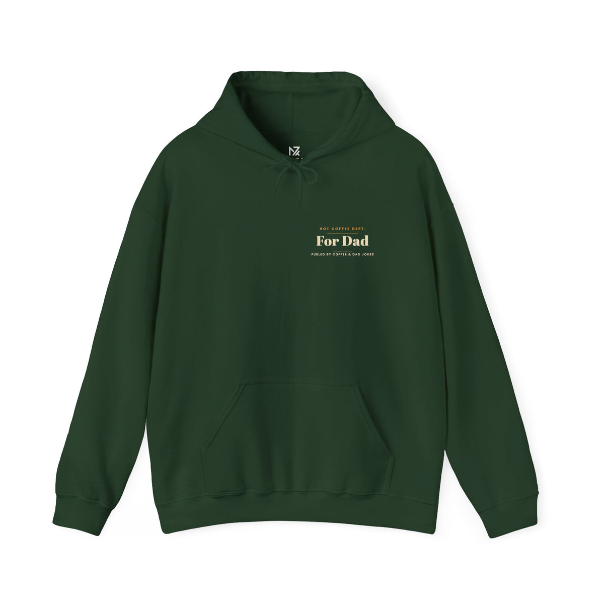 Dad Gift Hoodie | Vintage Thermos Badge, Minimal Chest Print