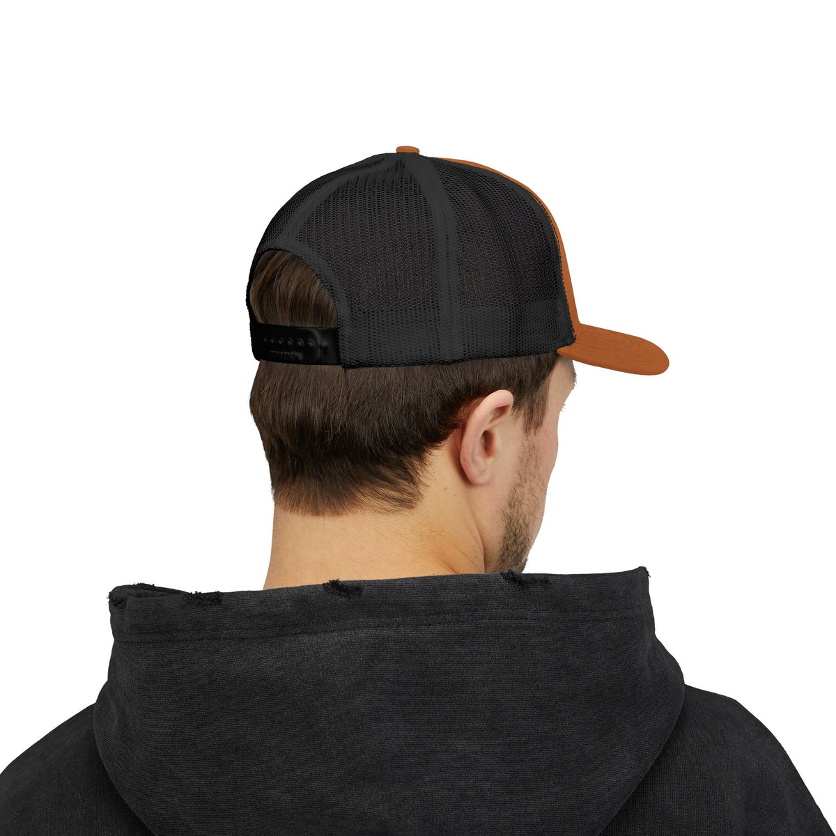 Trails Ahead Trucker Hat, Vintage Line Art Outdoor Cap, Mesh Back Snapback, Hiking Camping Gift