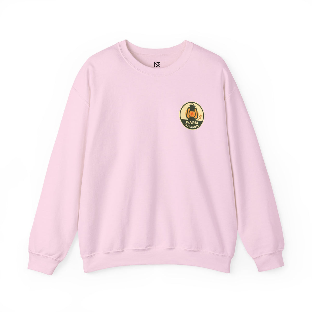Thanksgiving Host Gift Sweatshirt | Warm Welcome Lantern, Small Chest Print