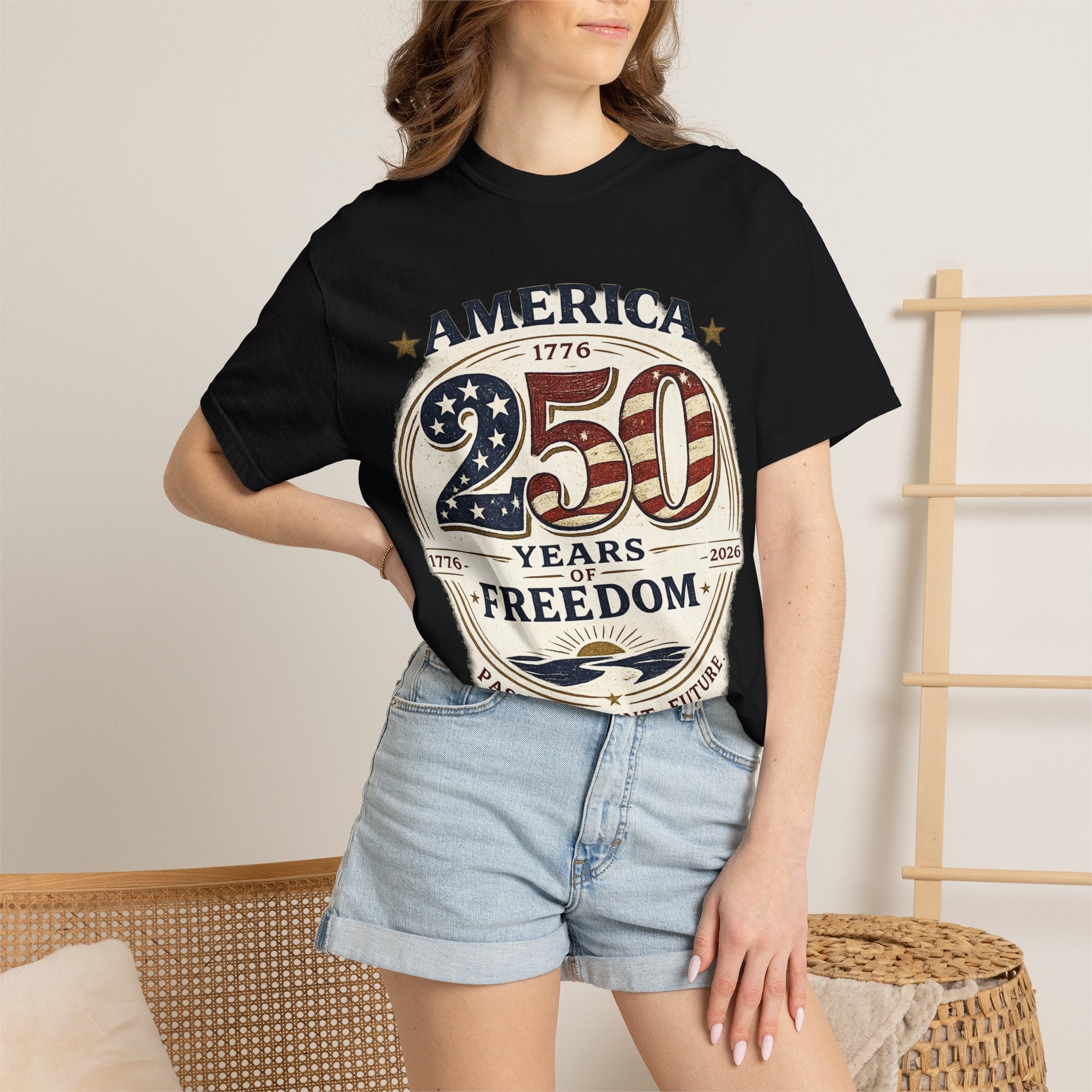 America 250 Years of Freedom T-shirt | 1776 2026 Patriotic Tee