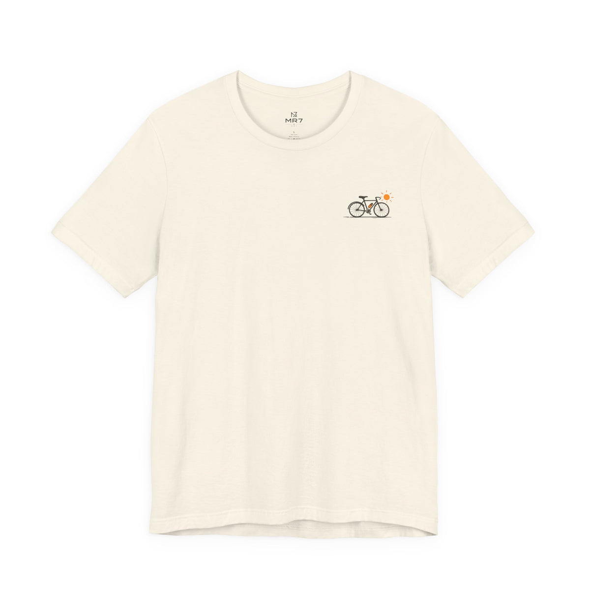 Minimal Bicycle Illustration Tee | Small Chest Bike Design