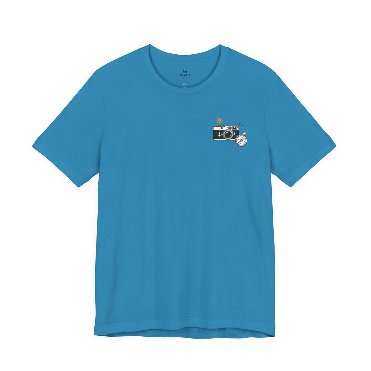 Retro Camera Tee | Minimal Chest Print Photography Shirt