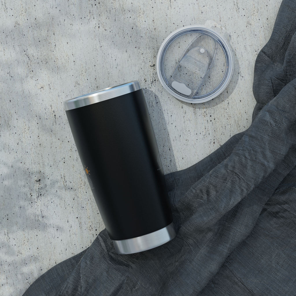 Minimal Bicycle Stainless Steel Tumbler 20oz, Insulated Travel Mug, Outdoor Coffee Gift