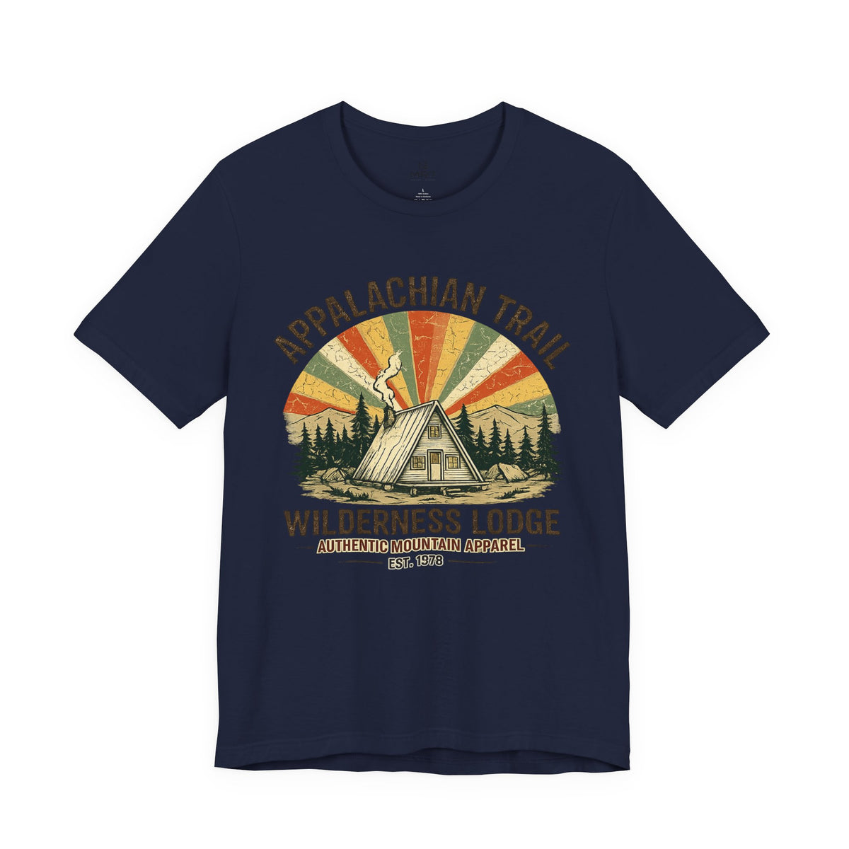 Appalachian Trail Wilderness Lodge Tee | Mountain Cabin Sunset Shirt