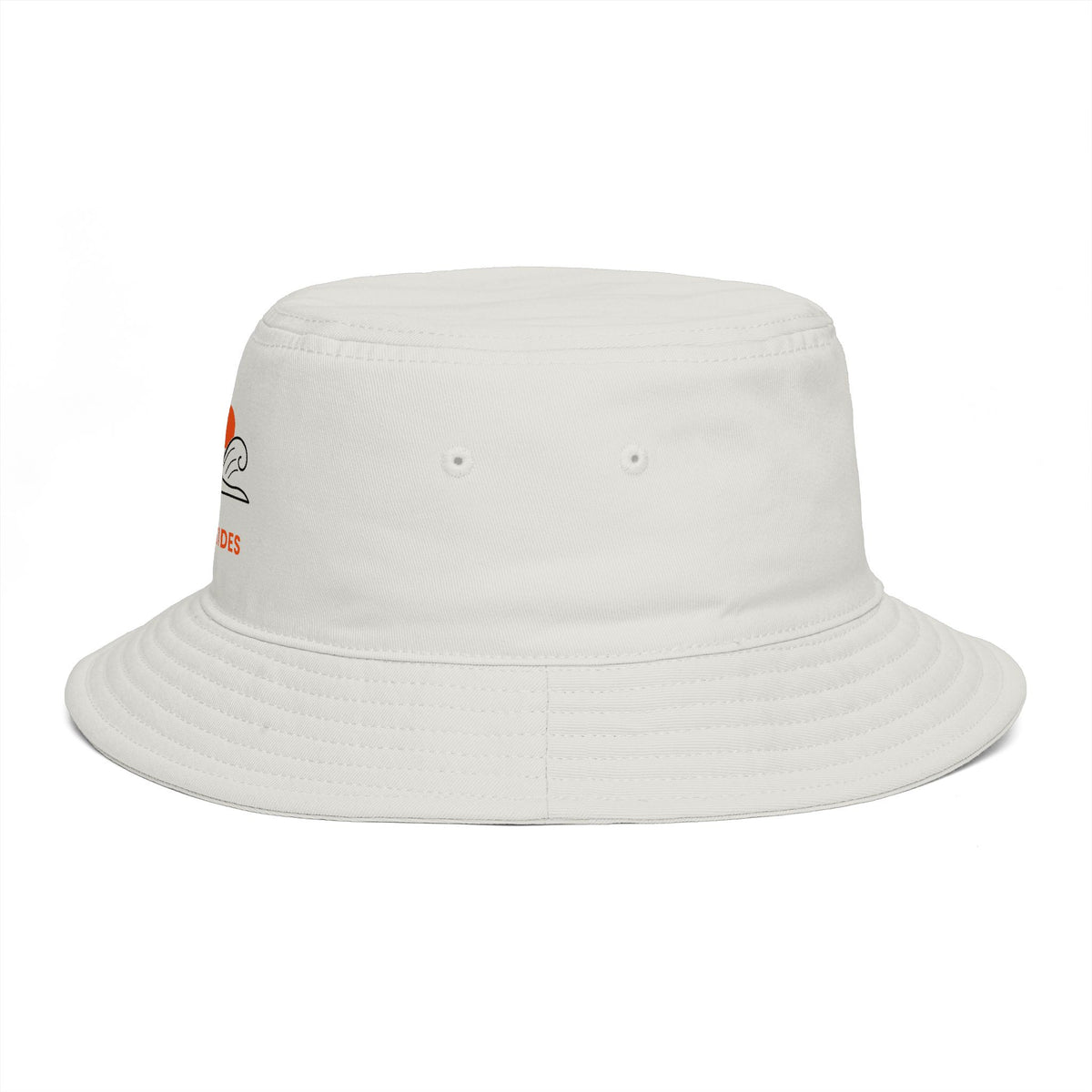 High Tides Bucket Hat, Vintage Line Art Beach Hat, Cotton Summer Sun Hat, Surf Travel Gift
