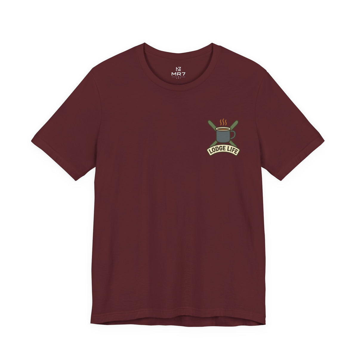 Ski Lodge Tee | Lodge Life, Minimal Left Chest Print