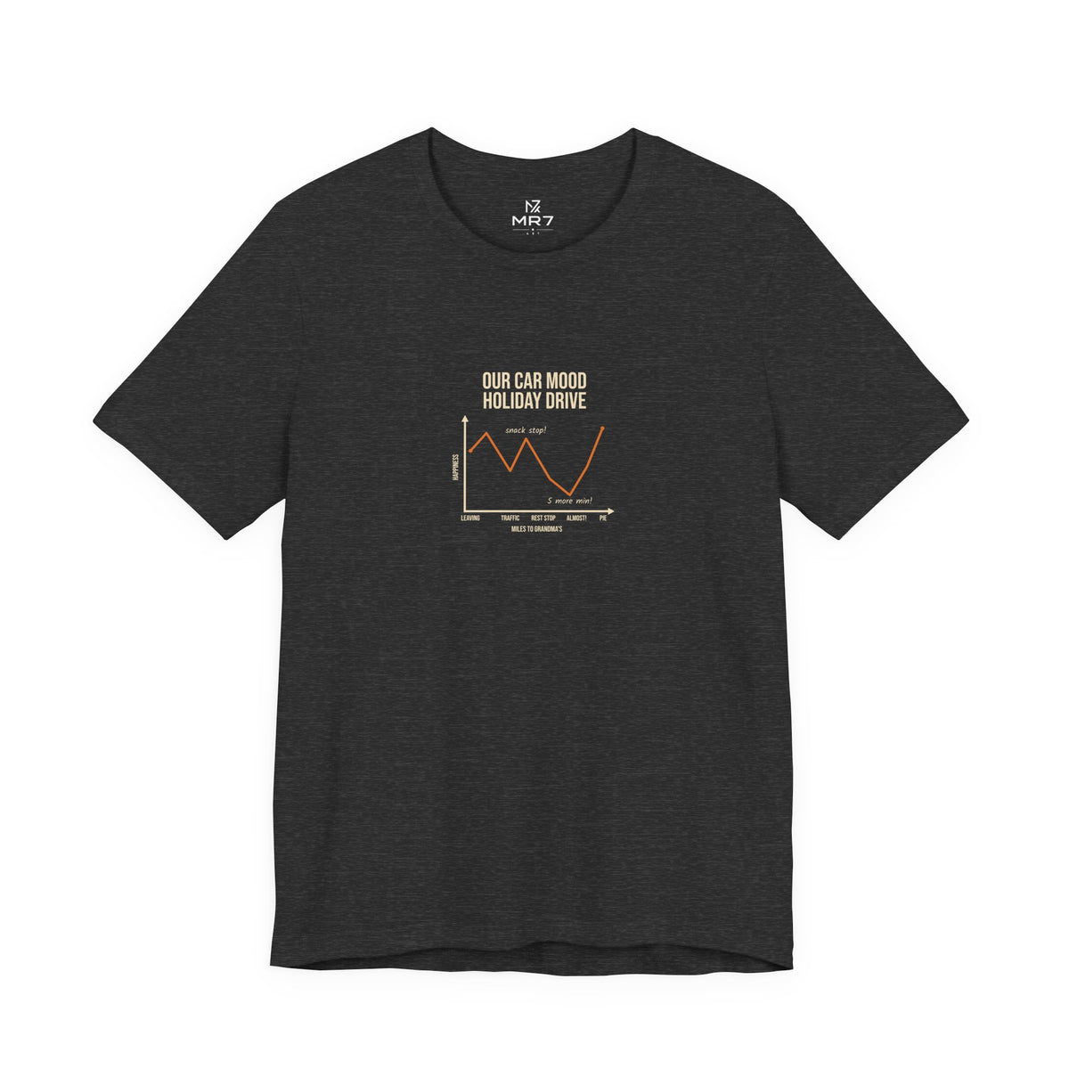 Funny Graph Shirt Tee | Funny Chart Tee, Road Trip Gift, Minimal Chest Print