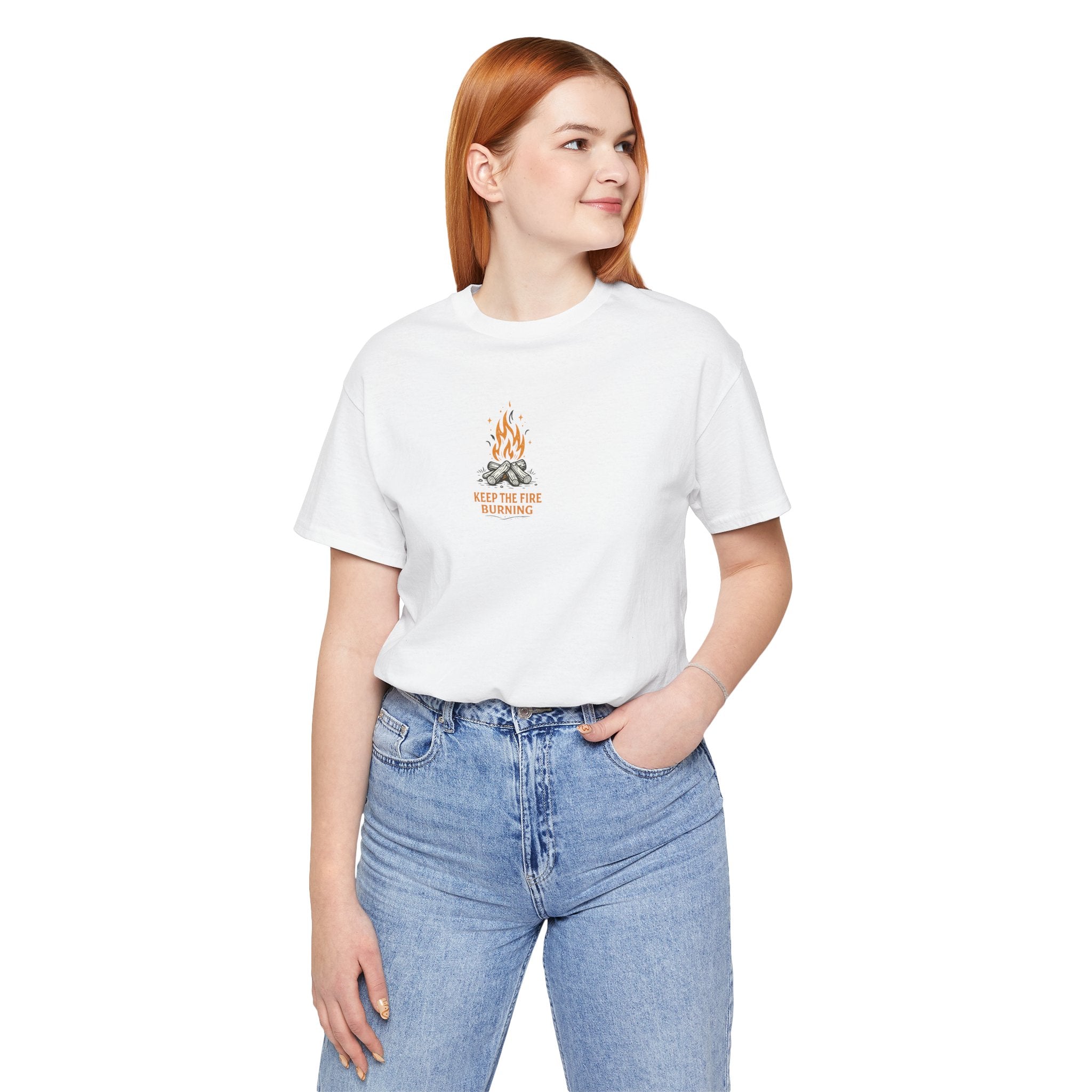 T-Shirt — Keep The Fire Burning Campfire Graphic Tee
