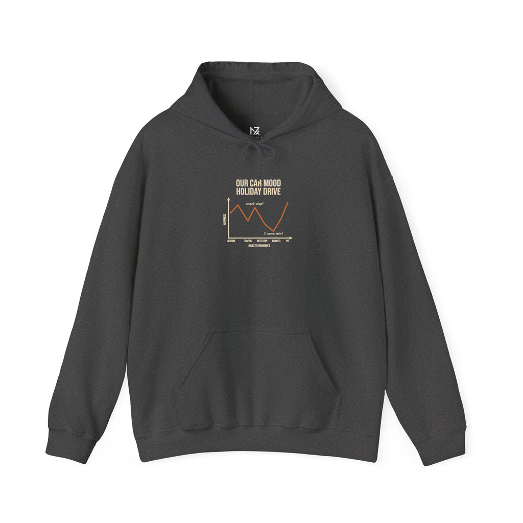 Funny Graph Shirt Hoodie | Funny Chart Hoodie, Road Trip Gift, Minimal Chest Print