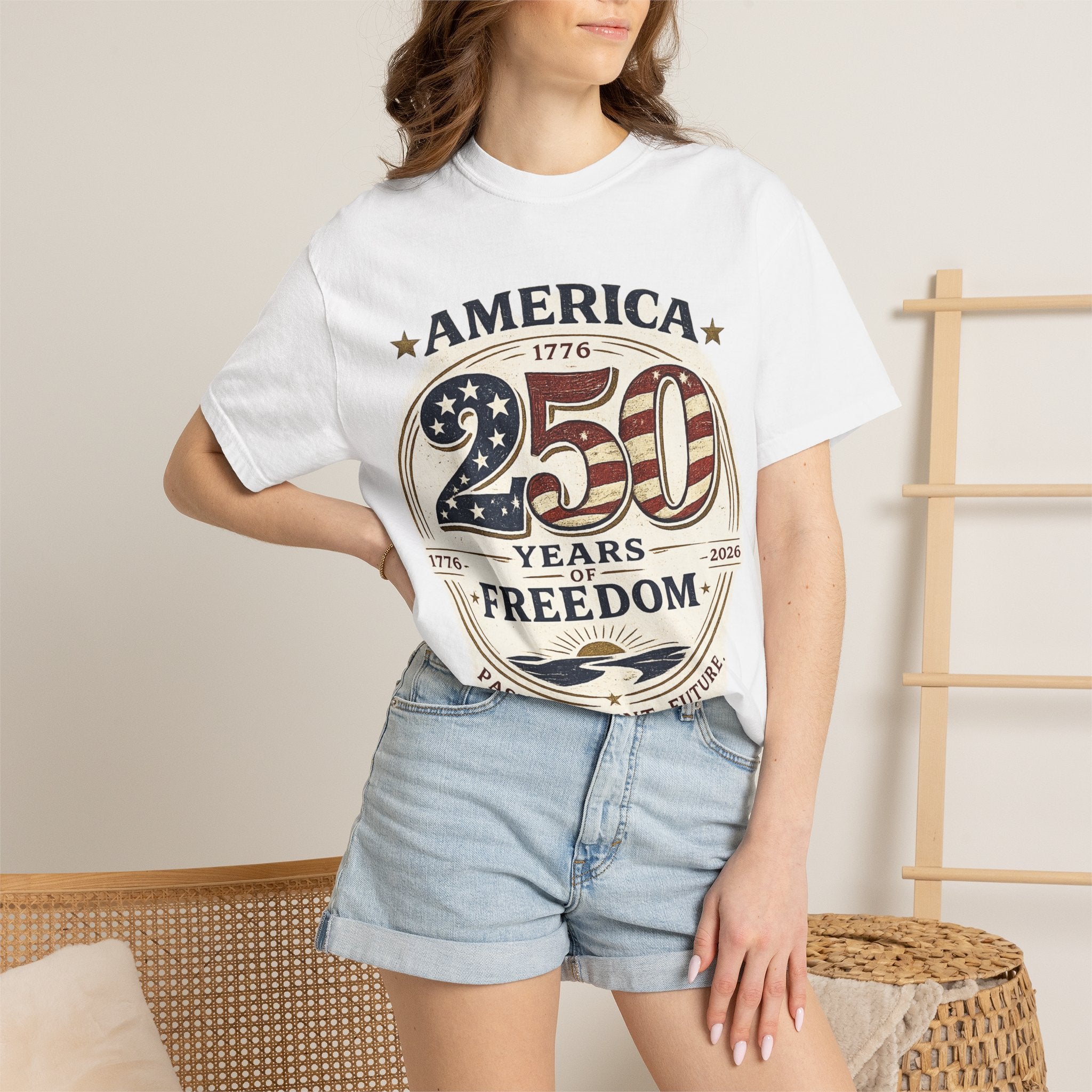 America 250 Years of Freedom T-shirt | 1776 2026 Patriotic Tee