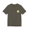 Christmas Ornament Tee | Vintage Star Badge, Small Chest Print