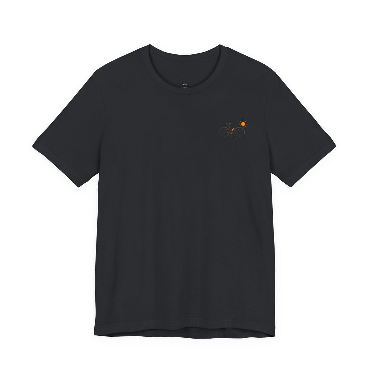 Minimal Bicycle Illustration Tee | Small Chest Bike Design