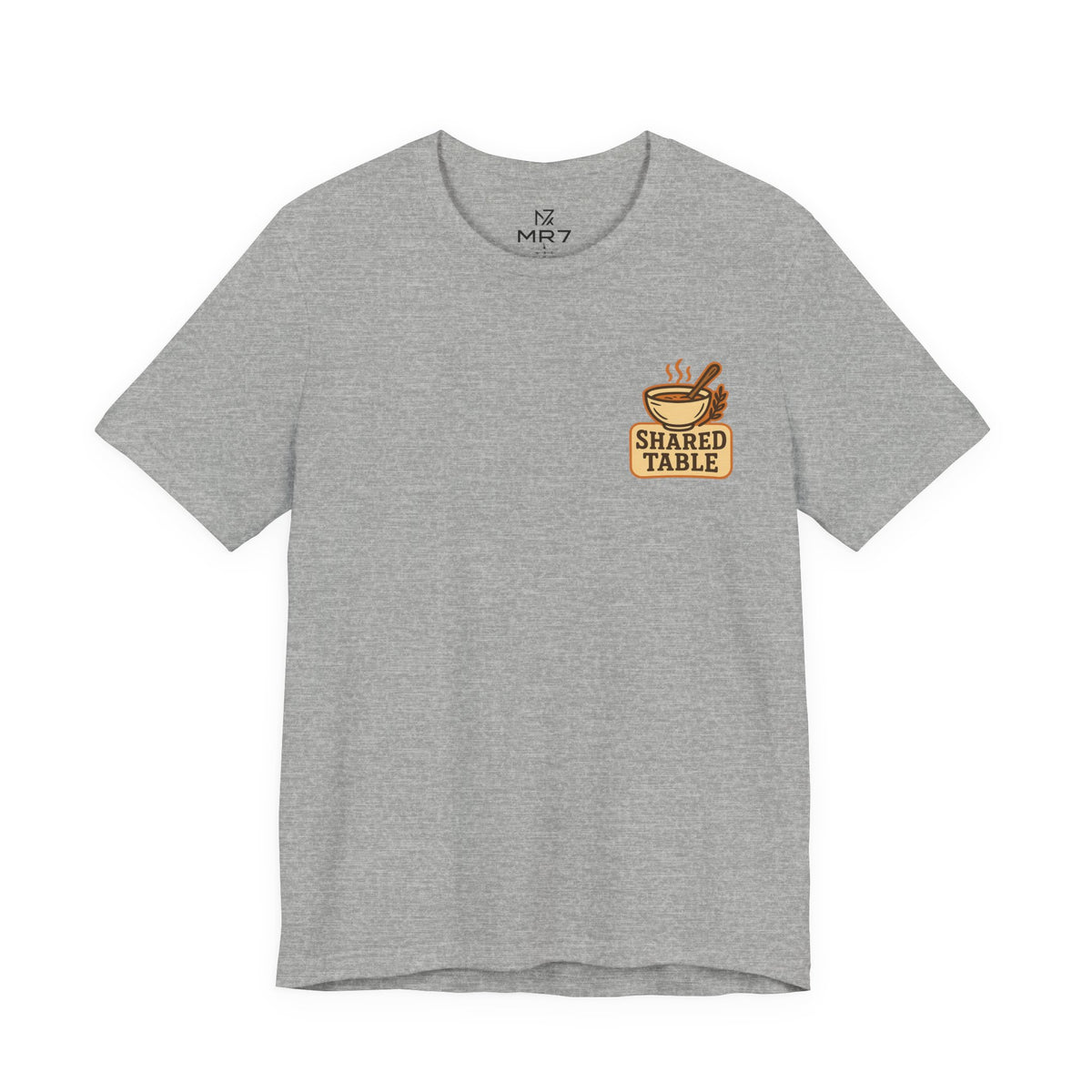 Friendsgiving Tee | Shared Table Emblem, Small Chest Print