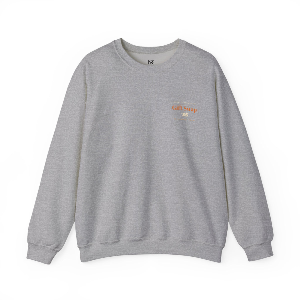 Secret Santa Sweatshirt | Office Gift Exchange, Small Left-Chest Print