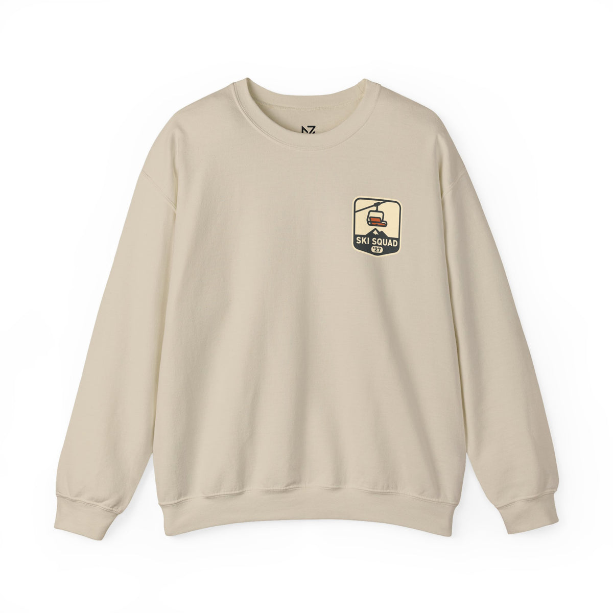 Ski Trip Sweatshirt | Matching Cabin Shirts, Small Chest Print