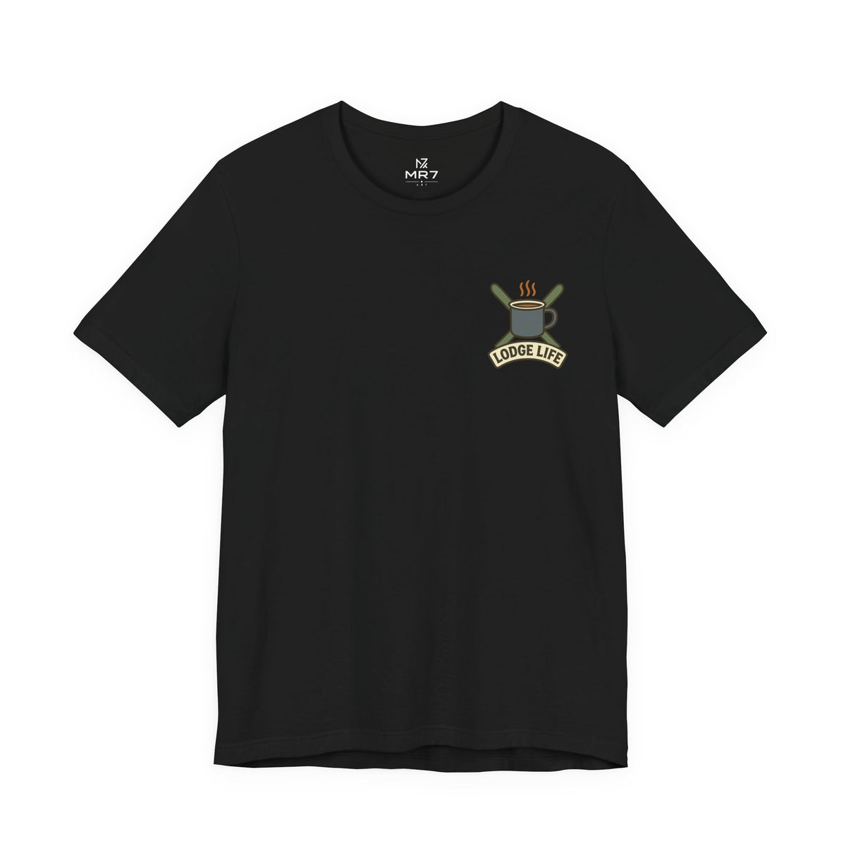 Ski Lodge Tee | Lodge Life, Minimal Left Chest Print