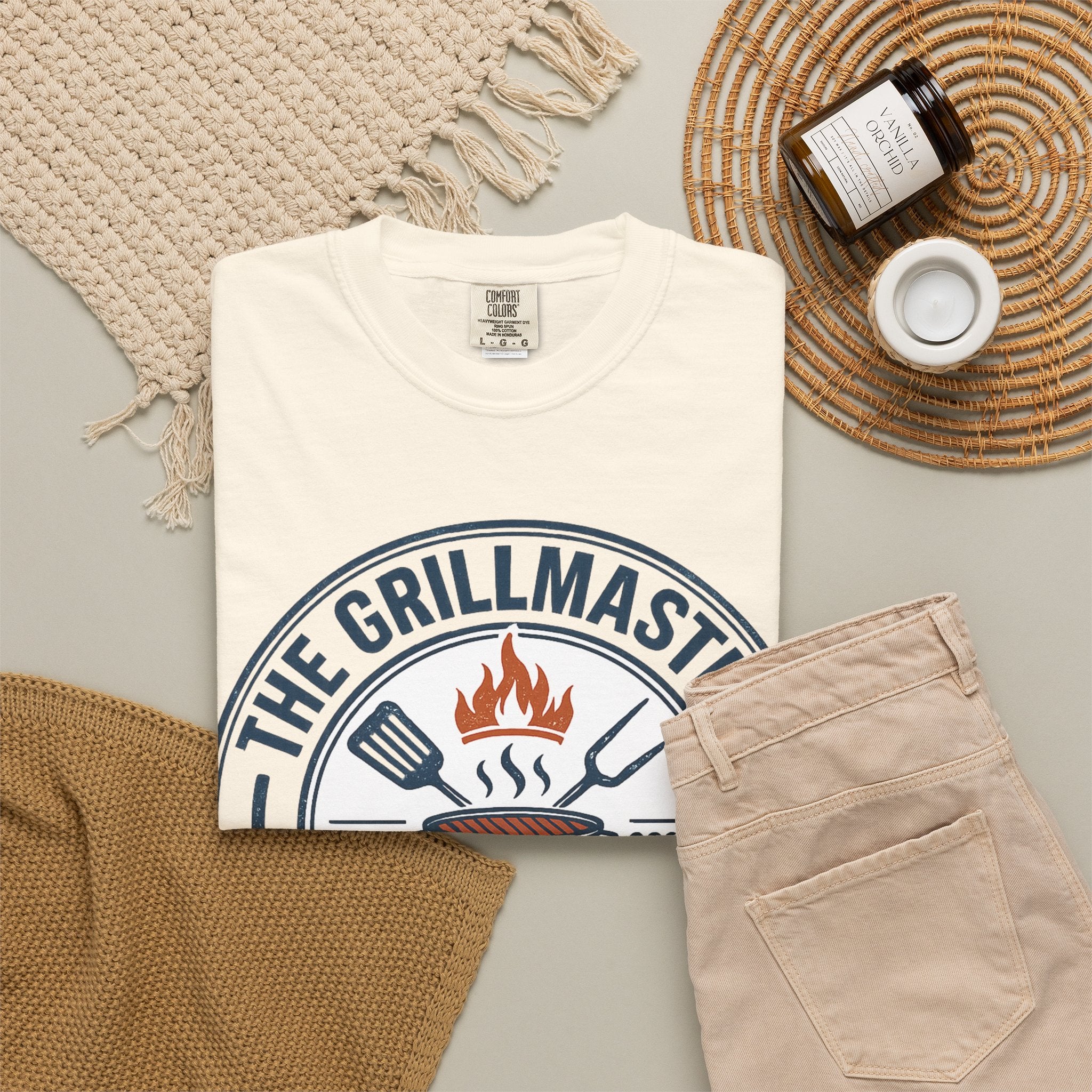 The Grillmaster T-shirt | BBQ Grill Logo, "An Offer You Can't Refuse (But You Can Eat)"