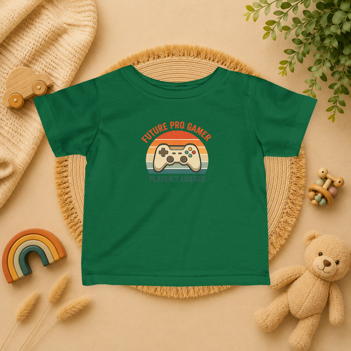 Future Pro Gamer Baby Shirt, Player 2 Loaded Baby Tee, Gamer Baby Gift, Gaming Baby Outfit, Newborn Gamer Shirt, Baby Shower Gift, Baby tee