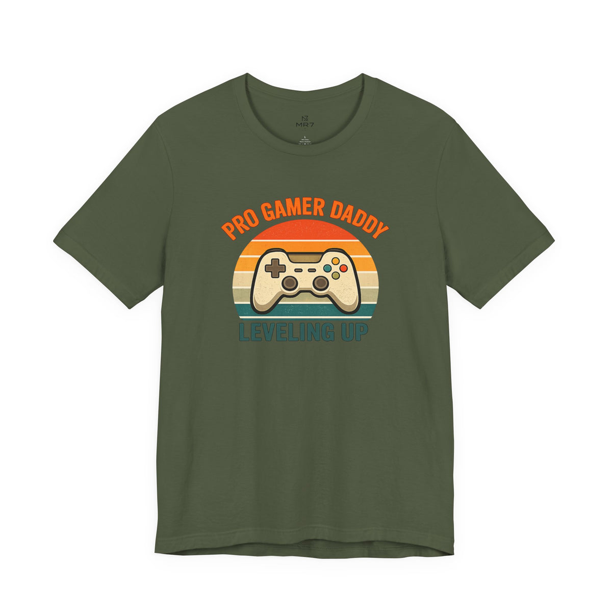 Pro Gamer Daddy Leveling Up T-Shirt | Video Game Controller Retro Tee
