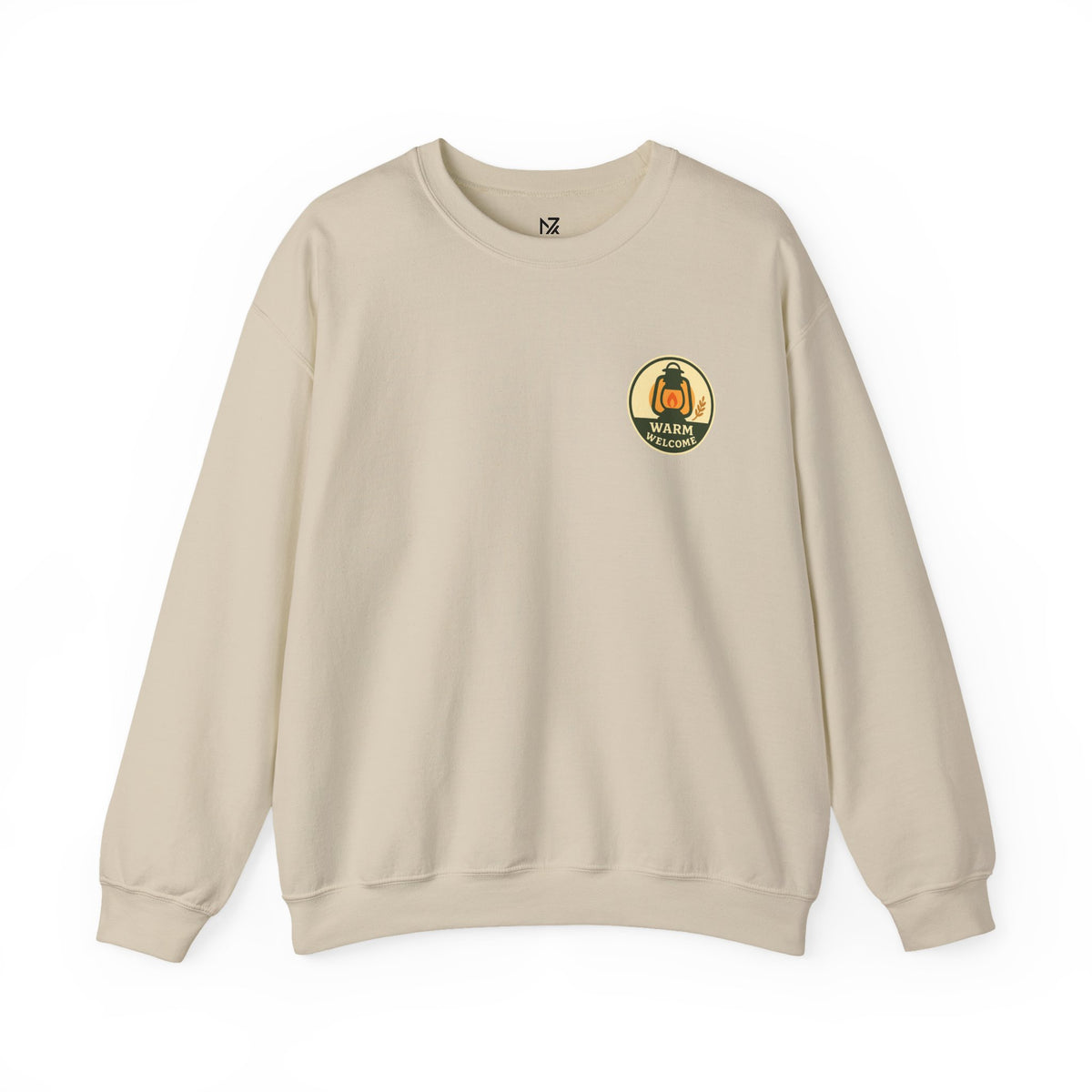 Thanksgiving Host Gift Sweatshirt | Warm Welcome Lantern, Small Chest Print