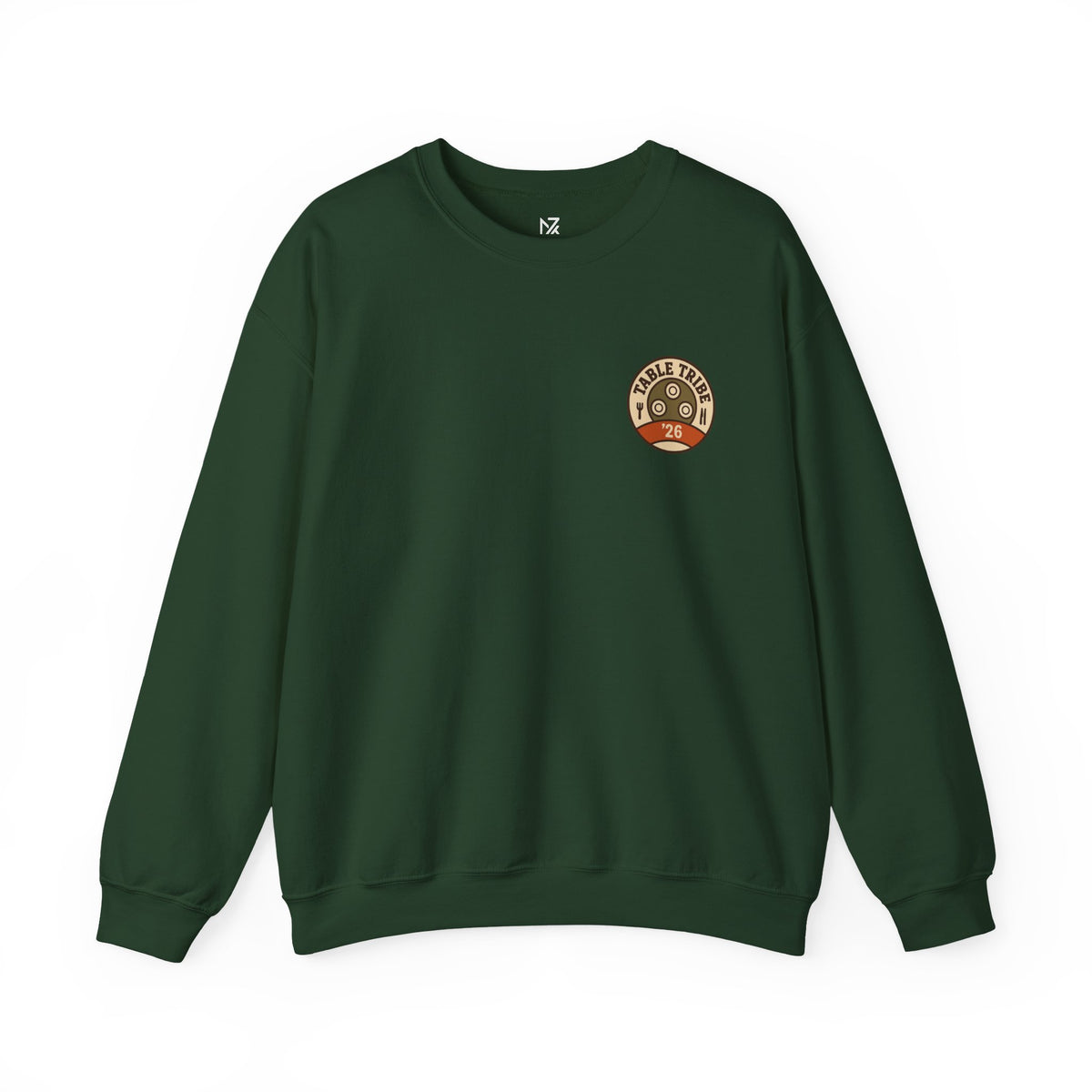 Family Reunion Sweatshirt | Thanksgiving Matching, Small Left-Chest Emblem