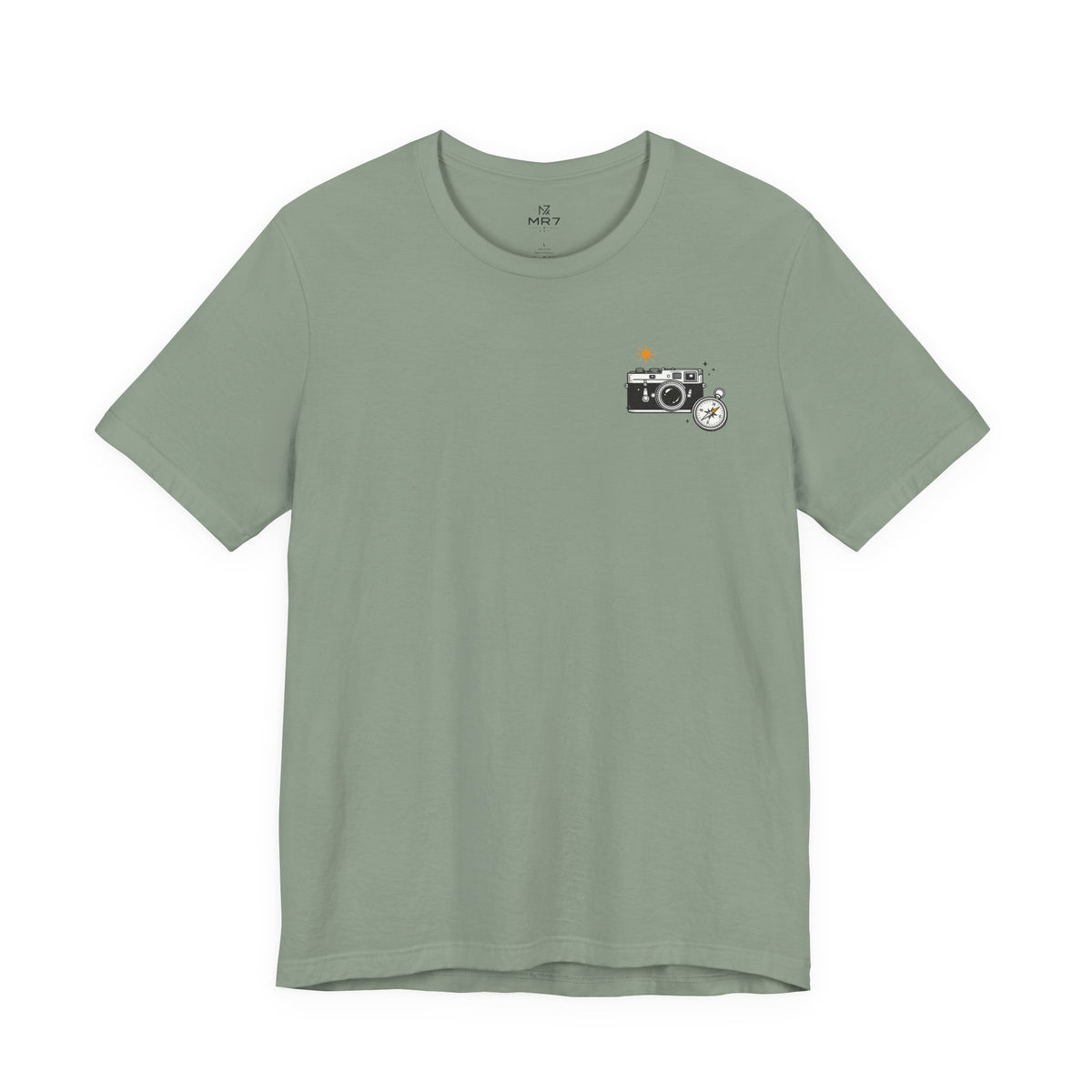 Retro Camera Tee | Minimal Chest Print Photography Shirt