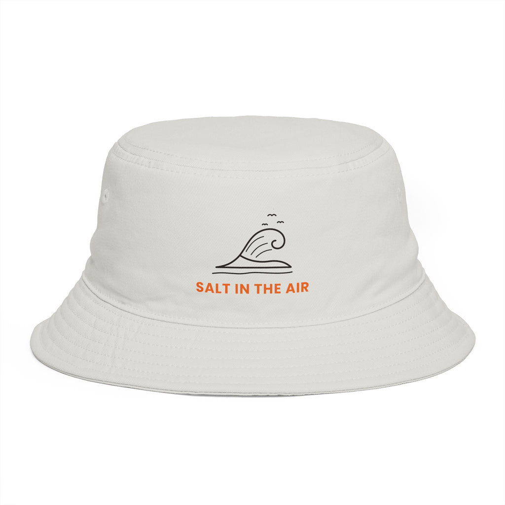 Salt In The Air Bucket Hat, Vintage Line Art Beach Hat, Cotton Summer Sun Hat, Surf Travel Gift