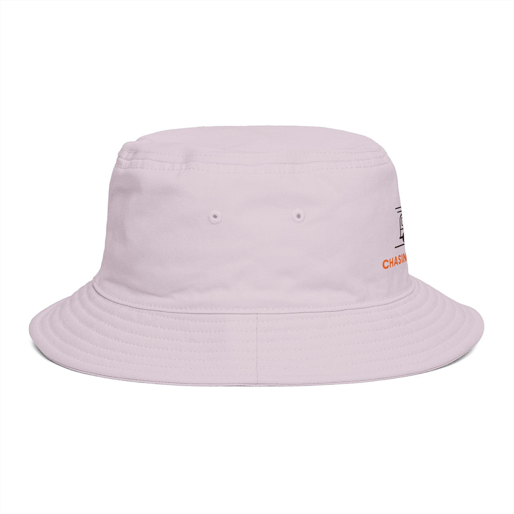 Chasing Sunsets Bucket Hat, Vintage Line Art Beach Hat, Cotton Summer Sun Hat, Surf Travel Gift
