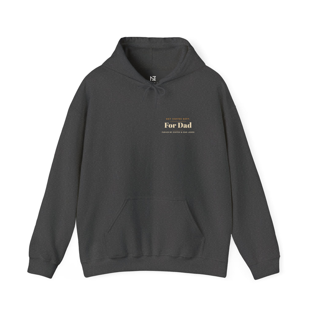 Dad Gift Hoodie | Vintage Thermos Badge, Minimal Chest Print