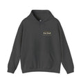 Dad Gift Hoodie | Vintage Thermos Badge, Minimal Chest Print