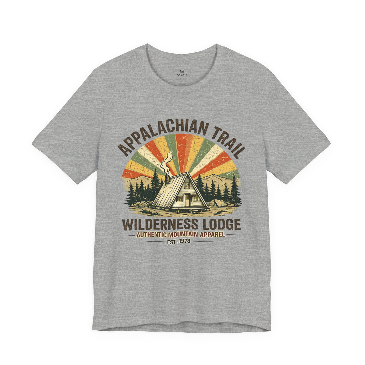 Appalachian Trail Wilderness Lodge Tee | Mountain Cabin Sunset Shirt