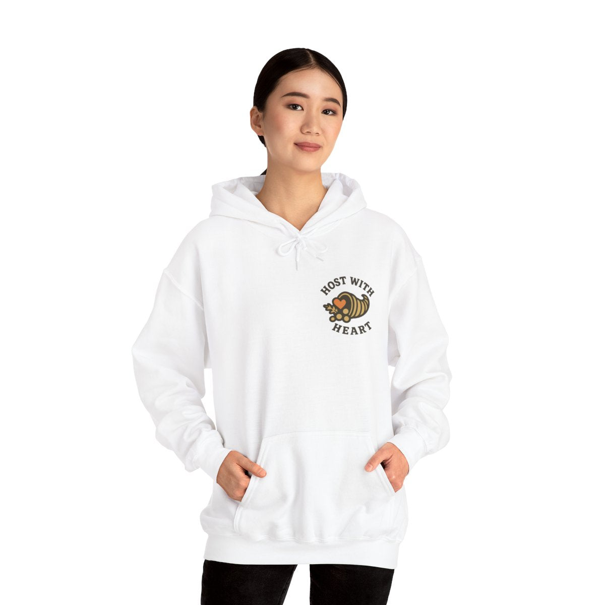 Thanksgiving Host Gift Hoodie - White product photo | MR7ART