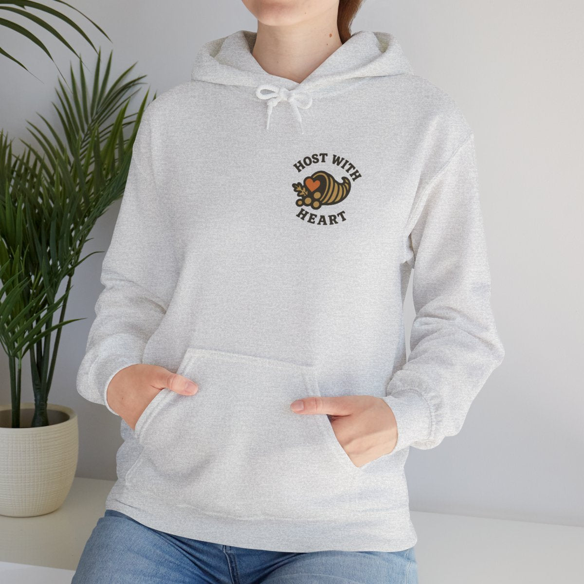 Thanksgiving Host Gift Hoodie - Ash product photo | MR7ART