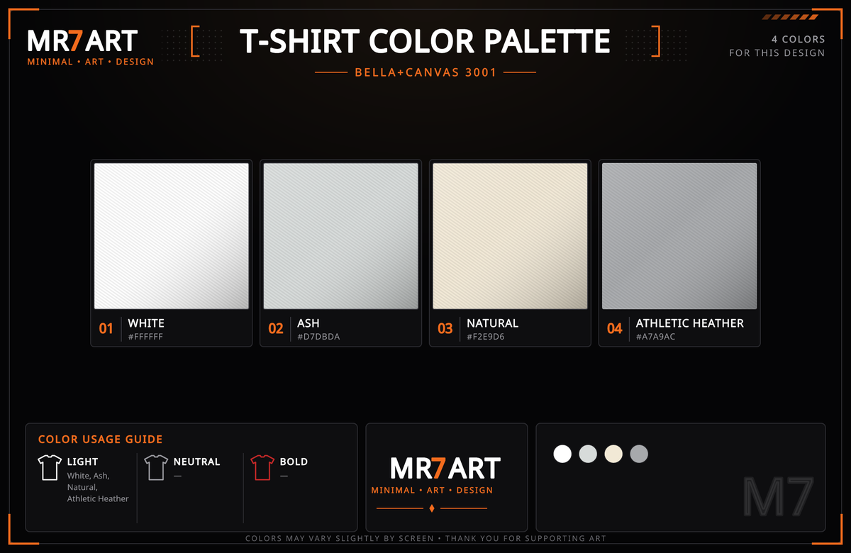 Camping Coffee Tee - color palette | MR7ART