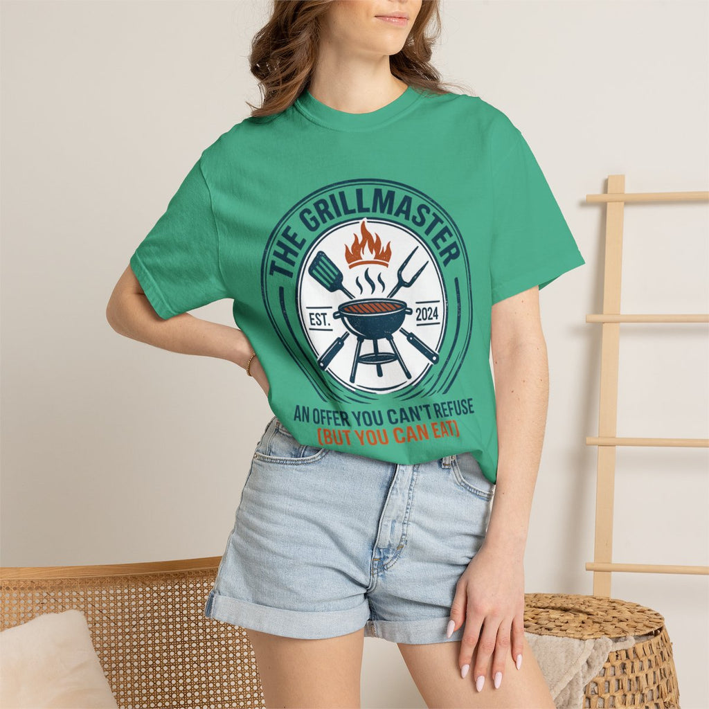 The Grillmaster T-shirt - Island Green product photo | MR7ART