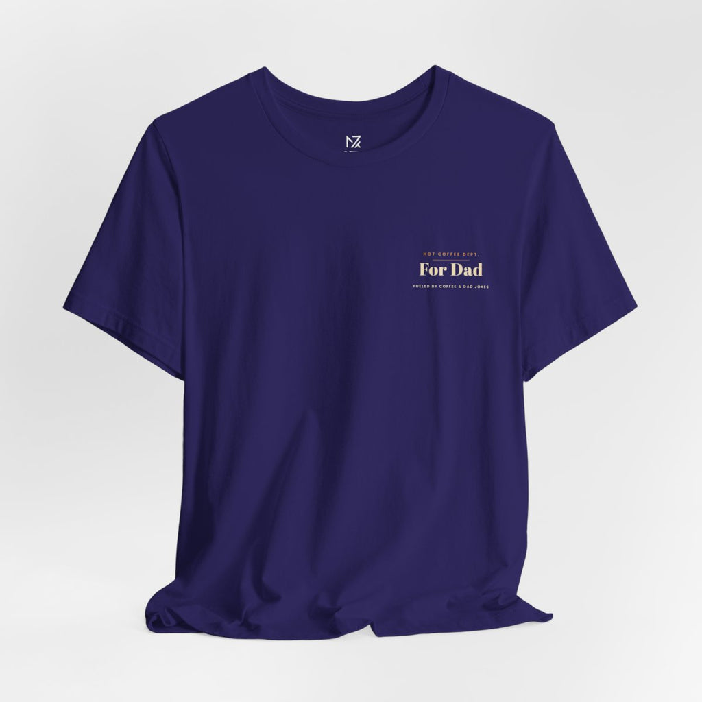 Dad Gift Tee - Team Navy flat lay | MR7ART