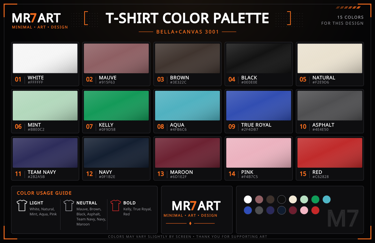 Retro Rainbow Dog Badge T-Shirt - color palette | MR7ART