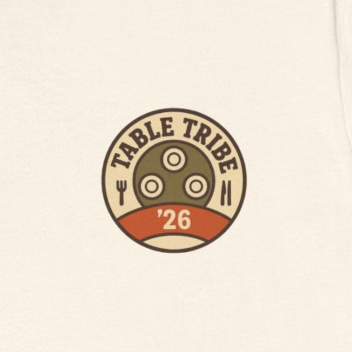 Family Reunion Tee - Natural worn by a model | MR7ART