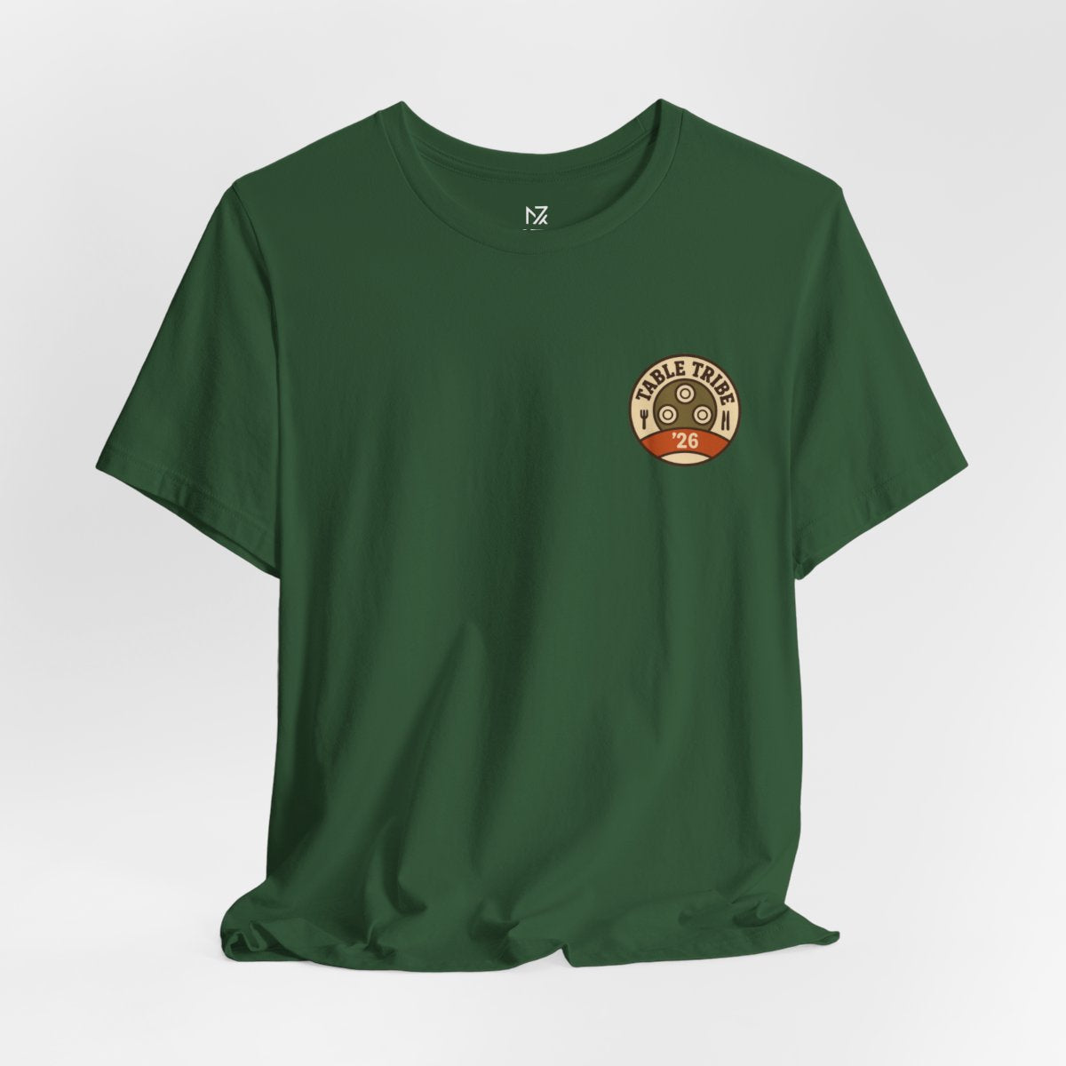 Family Reunion Tee - Evergreen flat lay | MR7ART