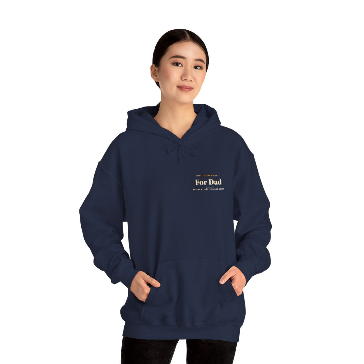 Dad Gift Hoodie - Navy product photo | MR7ART
