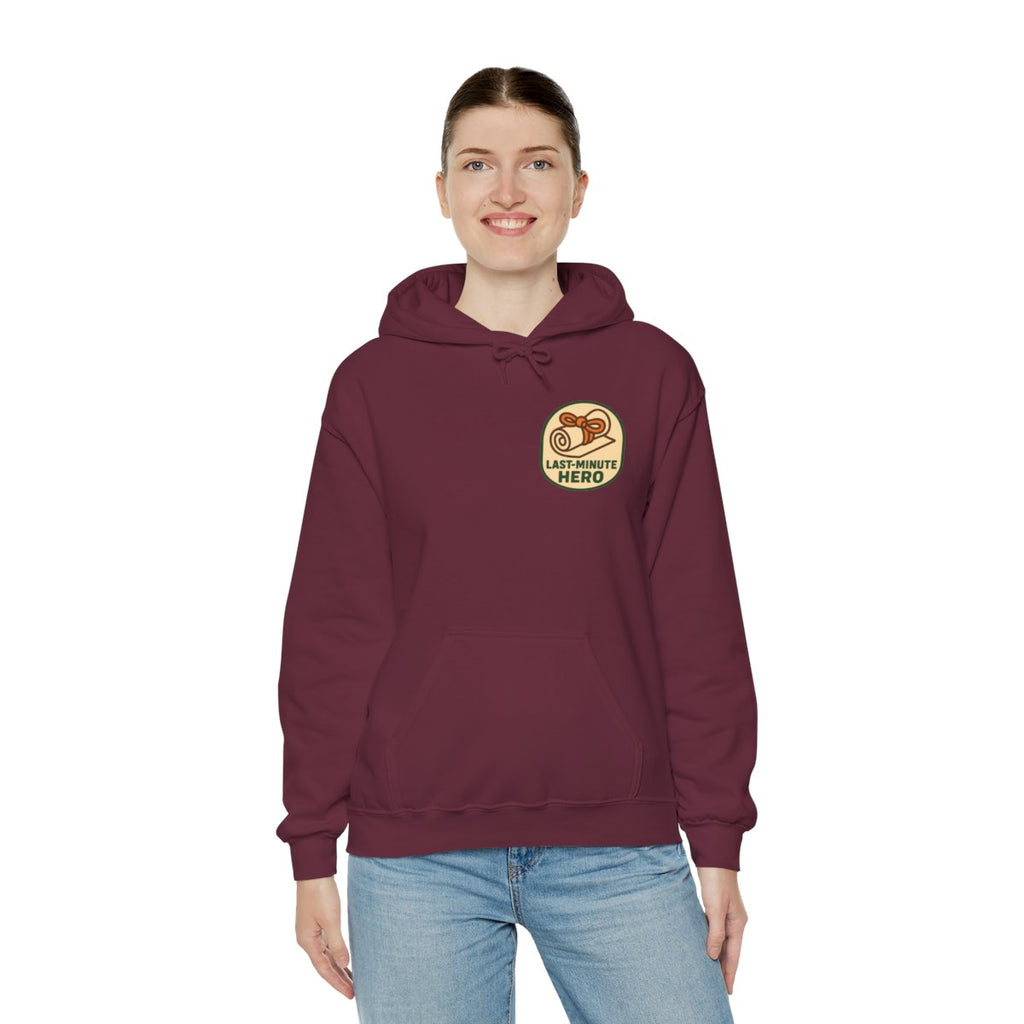 Last-Minute Gift Hoodie - Maroon product photo | MR7ART