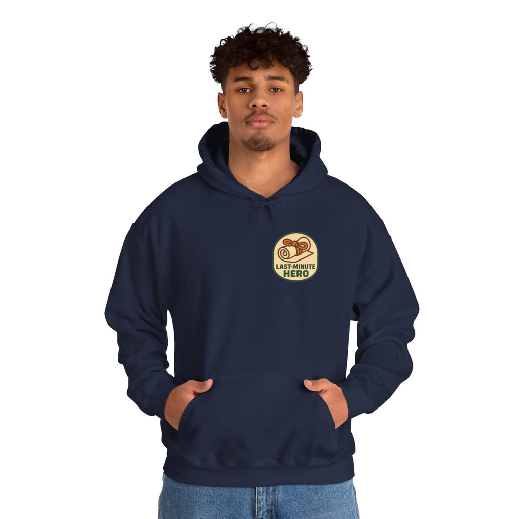 Last-Minute Gift Hoodie - Navy product photo | MR7ART