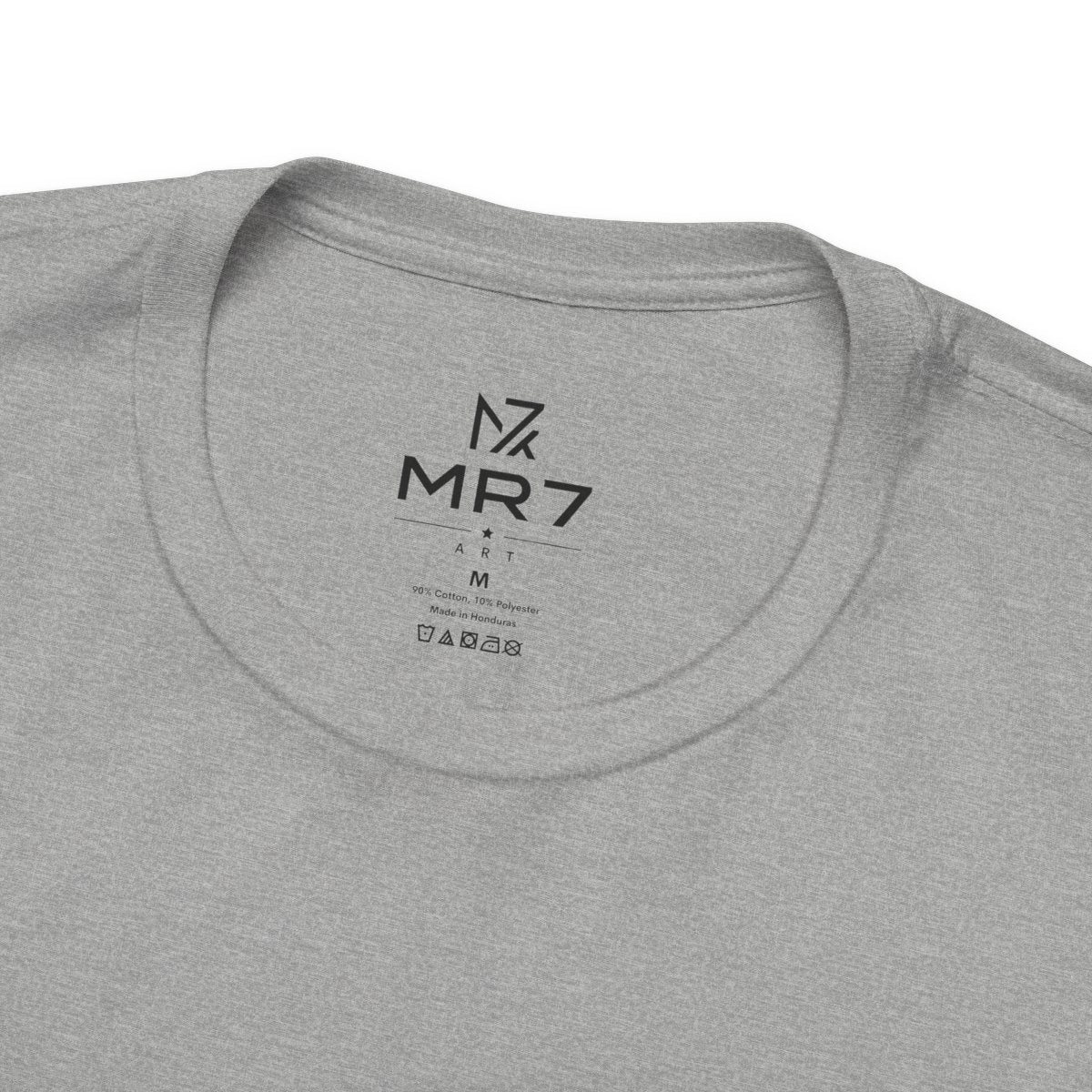 Vintage Teapot Tee - Athletic Heather worn by a model | MR7ART