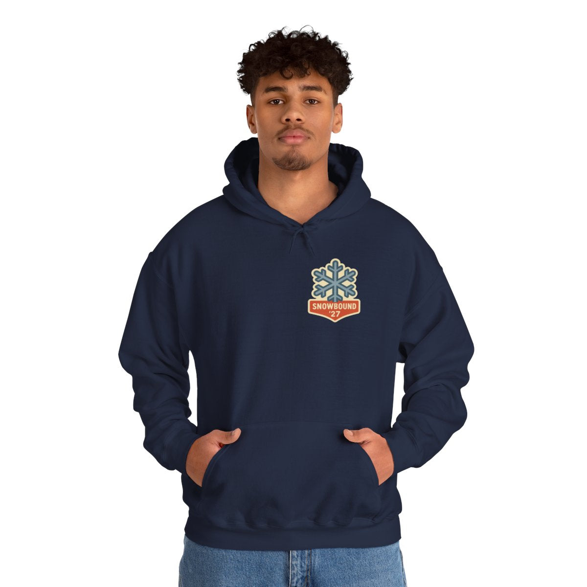 Matching Ski Trip Hoodie - Navy product photo | MR7ART