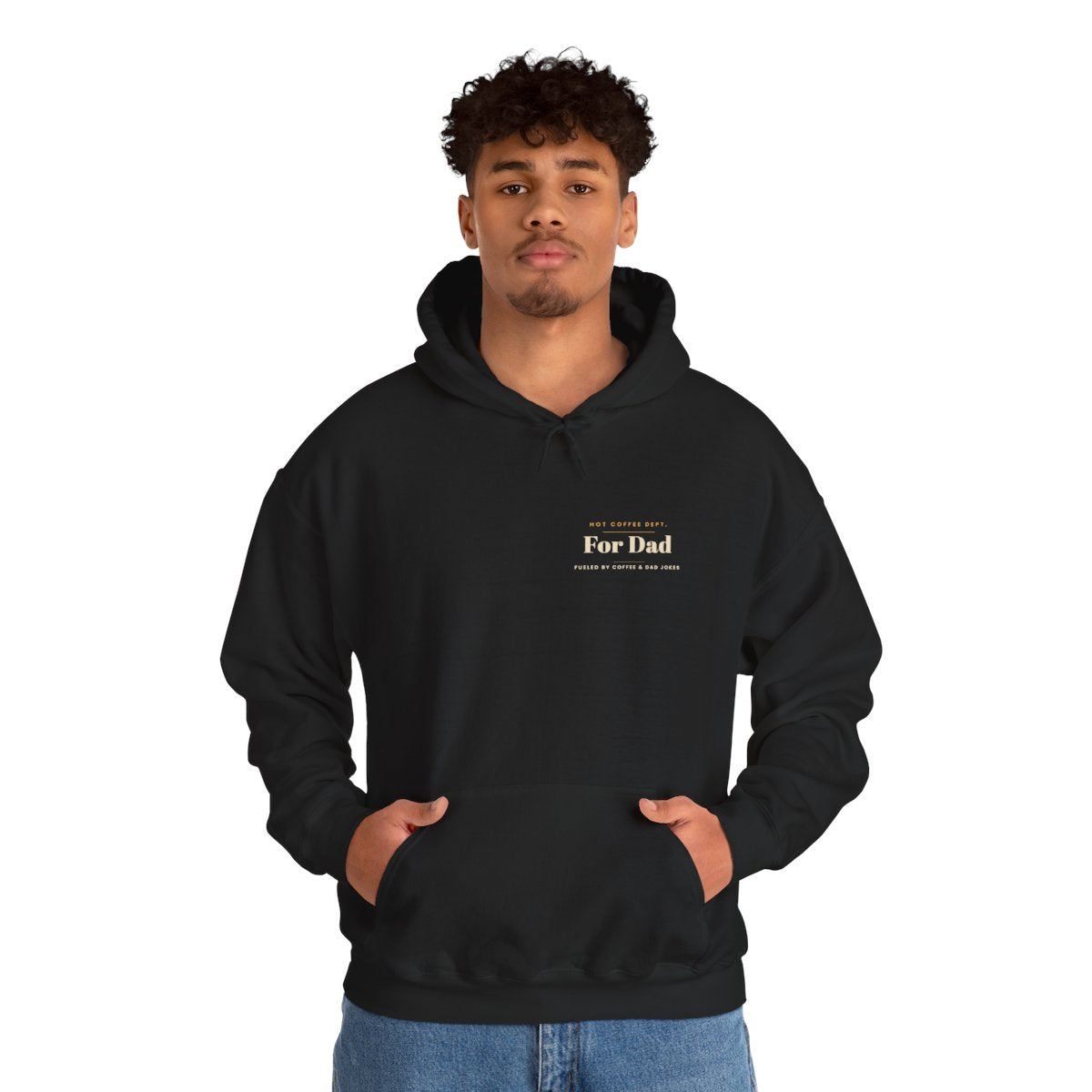 Dad Gift Hoodie - Black product photo | MR7ART