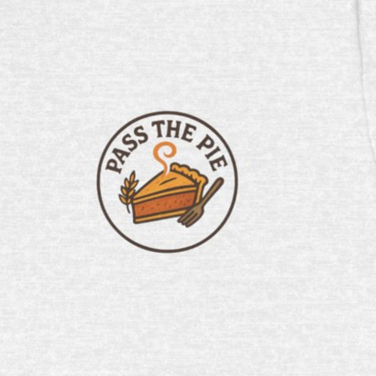 Friendsgiving Tee - Ash worn by a model | MR7ART